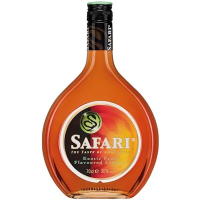 Safari Liqueur Bouteille de 70 cl - Publicité Safari Liqueur Bouteille de 70 cl - Publicité