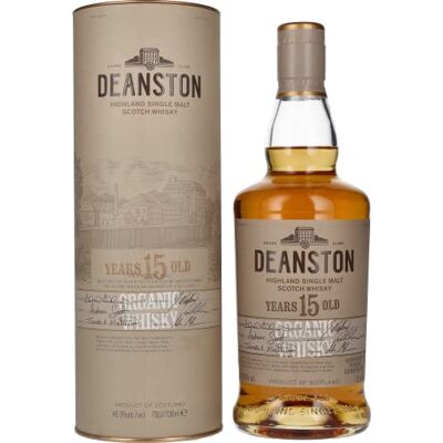 Deanston Highland 15 Ans Organic Single Malt Whisky en Coffret Cadeau 700 ml - Publicité Deanston Highland 15 Ans Organic Single Malt Whisky en Coffret Cadeau 700 ml - Publicité
