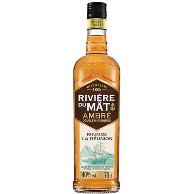 RIVIÈRE DU MÃT RIVIERE DU MAT Très Vieux Rhum 70 cl 42° - Publicité RIVIÈRE DU MÃT RIVIERE DU MAT Très Vieux Rhum 70 cl 42° - Publicité