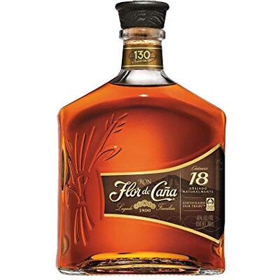 FLOR DE CAÑA Flor de Cana Rum Gold 18 Jahre (1 x 0.7 l) - Publicité FLOR DE CAÑA Flor de Cana Rum Gold 18 Jahre (1 x 0.7 l) - Publicité