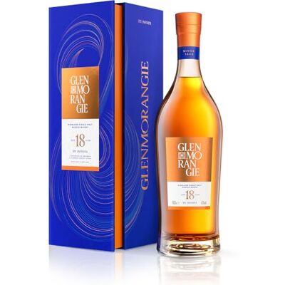 Glenmorangie 18 Years Old Highland Single Malt Scotch Whisky 70 cl - Publicité Glenmorangie 18 Years Old Highland Single Malt Scotch Whisky 70 cl - Publicité