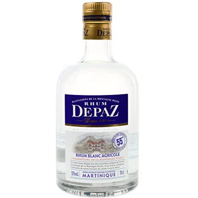 Depaz Rhum Rhum Blanc 55° Blanc - Publicité Depaz Rhum Rhum Blanc 55° Blanc - Publicité