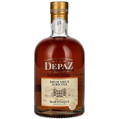 Depaz RHUM Agricole Vieux Plan chargement avec emballage cadeau Rhum (1 x 0,7 L) - Publicité Depaz RHUM Agricole Vieux Plan chargement avec emballage cadeau Rhum (1 x 0,7 L) - Publicité