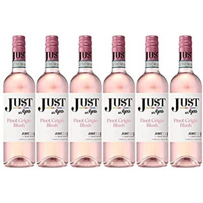 JUST Pinot Grigio Blush Vin Rosé Vegan (6 x 0.75 l) - Publicité JUST Pinot Grigio Blush Vin Rosé Vegan (6 x 0.75 l) - Publicité