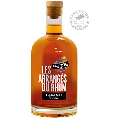 Breiz’île Breiz'Ile Les arrangés du rhum Caramel/Vanille Punch au rhum 28,0% Vol. 70cl - Publicité Breiz’île Breiz'Ile Les arrangés du rhum Caramel/Vanille Punch au rhum 28,0% Vol. 70cl - Publicité