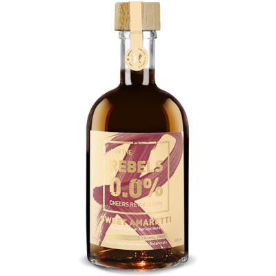 REBELS 0.0% Alternative Amaretto sans alcool 500 ml Distillé deux fois pour un arôme intense Goût primé Amande & abricot sucré Végan Pour mixer un cocktail sans alcool Apéritif - Publicité REBELS 0.0% Alternative Amaretto sans alcool 500 ml Distillé deux fois pour un arôme intense Goût primé Amande & abricot sucré Végan Pour mixer un cocktail sans alcool Apéritif - Publicité