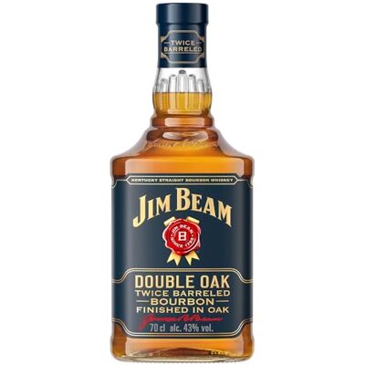 Beam Double Oak Kentucky Straight Bourbon Whiskey, Whisky Américain 43% 70cl - Publicité Beam Double Oak Kentucky Straight Bourbon Whiskey, Whisky Américain 43% 70cl - Publicité
