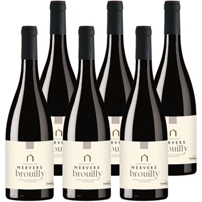 Castel Freres Château de Nervers AOP Brouilly Vin Rouge 6x75cl - Publicité Castel Freres Château de Nervers AOP Brouilly Vin Rouge 6x75cl - Publicité
