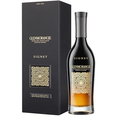 Glenmorangie Signet Whisky Single Malt 70cl 46% étui Whisky single malt 46%. Profil doux et épicé. Notes de thé à la menthe et de café expresso. Publicité Glenmorangie Signet Whisky Single Malt 70cl 46% étui Whisky single malt 46%. Profil doux et épicé. Notes de thé à la menthe et de café expresso. Publicité
