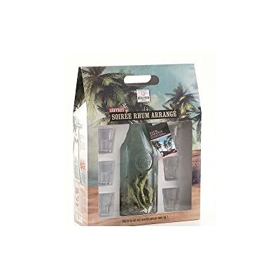 QUAI SUD Valisette Soirée Rhum Arrangé pour préparation (1 carafe 70g + 6 petits verres) - Publicité QUAI SUD Valisette Soirée Rhum Arrangé pour préparation (1 carafe 70g + 6 petits verres) - Publicité