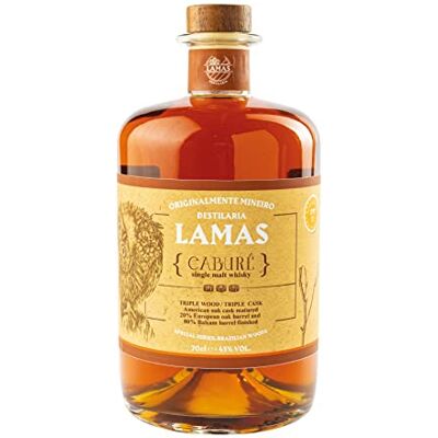LAMAS Caburé Single Malt Whisky 43° 70CL - Publicité LAMAS Caburé Single Malt Whisky 43° 70CL - Publicité