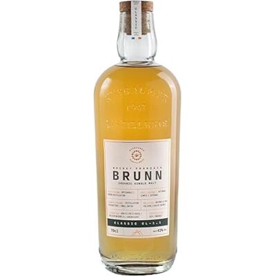 Nusbaumer BRUNN Whisky Classic Bio Single Malt Whisky Origine : France Alcool 43% Notes florales, fruits et caramel 70cl - Publicité Nusbaumer BRUNN Whisky Classic Bio Single Malt Whisky Origine : France Alcool 43% Notes florales, fruits et caramel 70cl - Publicité
