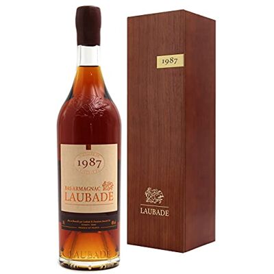 Laubade Bas-Armagnac 1987-70cl - Publicité Laubade Bas-Armagnac 1987-70cl - Publicité