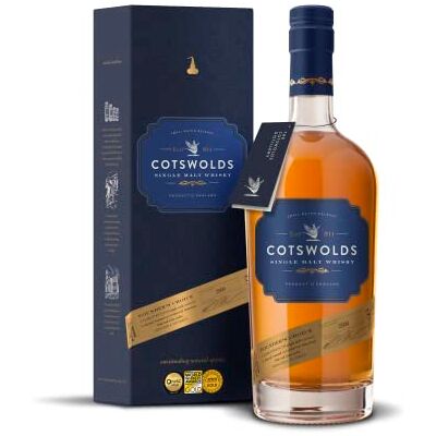 Cotswolds FOUNDER'S CHOICE Single Malt Whisky 59,1% Vol. 0,7l in Giftbox - Publicité Cotswolds FOUNDER'S CHOICE Single Malt Whisky 59,1% Vol. 0,7l in Giftbox - Publicité