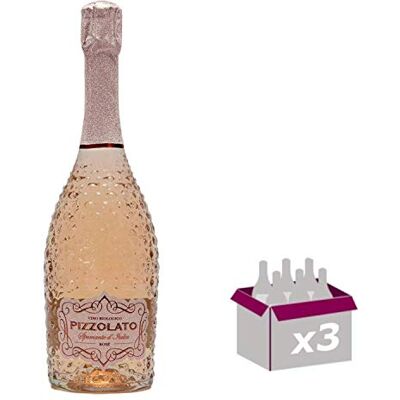 Wine And More Lot de 3 bouteilles de Pizzolato – M-Use Spumante Rosé Extra Dry Bio & Végan - Publicité Wine And More Lot de 3 bouteilles de Pizzolato – M-Use Spumante Rosé Extra Dry Bio & Végan - Publicité