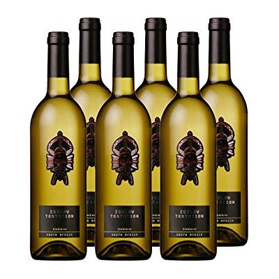 ZOULOU TENTATION Chenin Vin d'Afrique du Sud Vin Blanc lot de 6 bouteilles x 75 cl - Publicité ZOULOU TENTATION Chenin Vin d'Afrique du Sud Vin Blanc lot de 6 bouteilles x 75 cl - Publicité