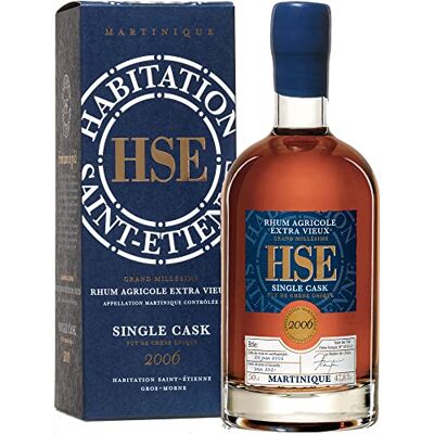 Habitation Saint-etienne (hse) HSE Extra Vieux Single Cask 2006 47,8° - Publicité Habitation Saint-etienne (hse) HSE Extra Vieux Single Cask 2006 47,8° - Publicité