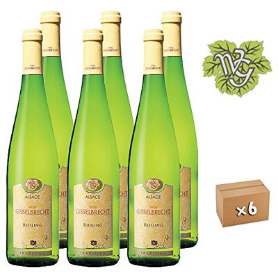 willy Gisselbrecht Riesling Gisselbrecht Aoc Alsace 6 bouteilles 750 ml - Publicité willy Gisselbrecht Riesling Gisselbrecht Aoc Alsace 6 bouteilles 750 ml - Publicité