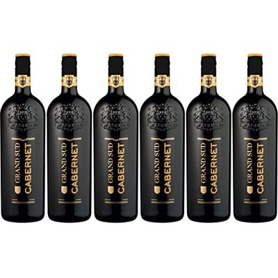 Grand Sud Cabernet, Vin rouge de cépage Pays d'Oc (6 x 1 L) - Publicité Grand Sud Cabernet, Vin rouge de cépage Pays d'Oc (6 x 1 L) - Publicité