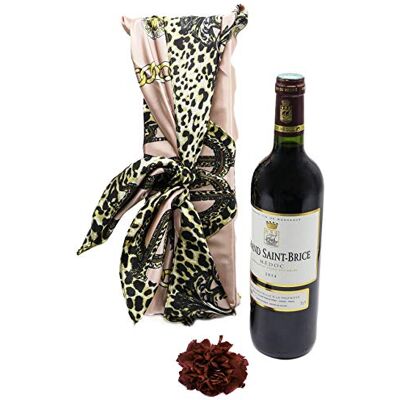 SECRETS D'ALIENOR Coffret bois cadeau vin rouge Bordeaux AOC Médoc millésime 2017 bouteille 75 cl bel emballage prêt à offrir - Publicité SECRETS D'ALIENOR Coffret bois cadeau vin rouge Bordeaux AOC Médoc millésime 2017 bouteille 75 cl bel emballage prêt à offrir - Publicité