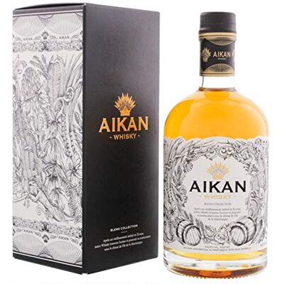 Aikan Whisky Fine Rhum barrels 43% Vol. 0,5l in Giftbox - Publicité Aikan Whisky Fine Rhum barrels 43% Vol. 0,5l in Giftbox - Publicité
