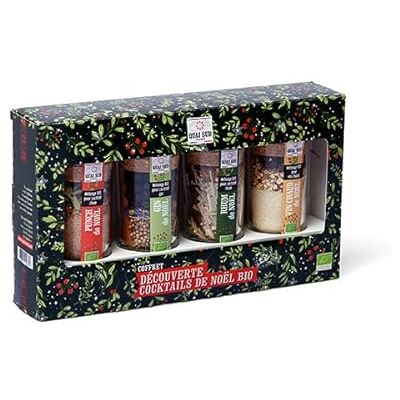 QUAI SUD Coffret Découverte de Noël Bio (Punch de Noël, Rhum de Noël, Gin de Noêl, Vin chaud de Noël) - Publicité QUAI SUD Coffret Découverte de Noël Bio (Punch de Noël, Rhum de Noël, Gin de Noêl, Vin chaud de Noël) - Publicité
