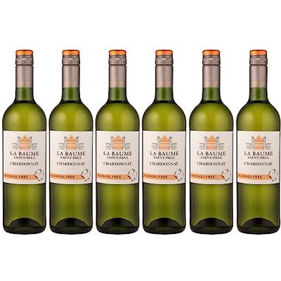 La Baume St Paul Vin blanc désalcoolisé, Chardonnay Sans alcool (6 x 0,75L) - Publicité La Baume St Paul Vin blanc désalcoolisé, Chardonnay Sans alcool (6 x 0,75L) - Publicité