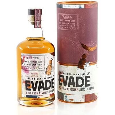 Cellier du Périgord Whisky France Evadés single malt Red Wine Cask Finish 43° 70cl sous étui - Publicité Cellier du Périgord Whisky France Evadés single malt Red Wine Cask Finish 43° 70cl sous étui - Publicité