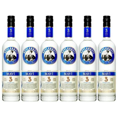 Beylerbeyi Mavi Raki 6 x 100cl Eau de Vie Turque Aromatisée à l'Anis 100% Raisins Frais Sans Sucres Ajoutés Triple Distillation Volume d'Alcool 45% - Publicité Beylerbeyi Mavi Raki 6 x 100cl Eau de Vie Turque Aromatisée à l'Anis 100% Raisins Frais Sans Sucres Ajoutés Triple Distillation Volume d'Alcool 45% - Publicité