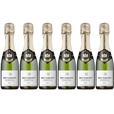 Brut Dargent Vin effervescent Blanc de Blancs Chardonnay Brut (6 x 0.20 L) - Publicité Brut Dargent Vin effervescent Blanc de Blancs Chardonnay Brut (6 x 0.20 L) - Publicité