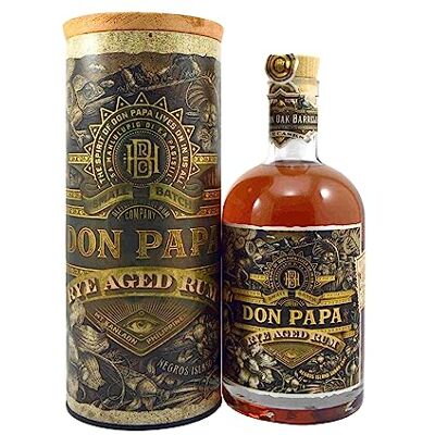 Don Papa Rum Rye Aged 45% Vol. 0,7l in Giftbox - Publicité Don Papa Rum Rye Aged 45% Vol. 0,7l in Giftbox - Publicité