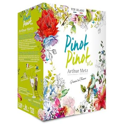 Metz Pinot Pinot & Cie Vin Blanc Bag-in-Box BIB (1 x 2,25L) - Publicité Metz Pinot Pinot & Cie Vin Blanc Bag-in-Box BIB (1 x 2,25L) - Publicité