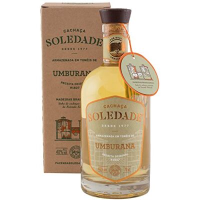 Soledade Cachaça Vieillie Umburana 70 cl - Publicité Soledade Cachaça Vieillie Umburana 70 cl - Publicité