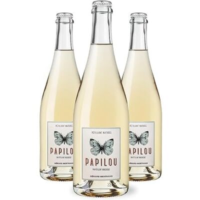 GÉRARD BERTRAND Papilou pétillant naturel Vin de France 2023 – Lot 3 Bouteilles 75cl vin blanc - Publicité GÉRARD BERTRAND Papilou pétillant naturel Vin de France 2023 – Lot 3 Bouteilles 75cl vin blanc - Publicité
