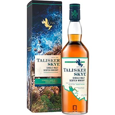TALISKER Skye, Whisky Single Malt, 70cl Sous Étui - Publicité TALISKER Skye, Whisky Single Malt, 70cl Sous Étui - Publicité