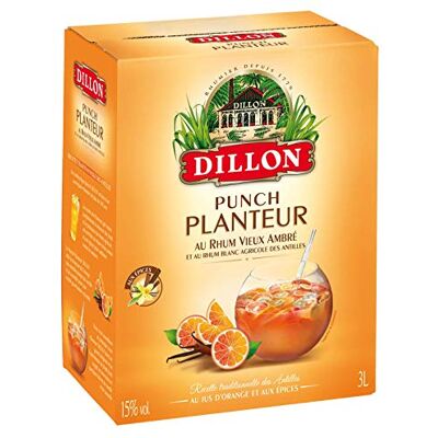 Dillon Punch Planteur Rhum Vieux Ambré Bag in Box 3L - Publicité Dillon Punch Planteur Rhum Vieux Ambré Bag in Box 3L - Publicité