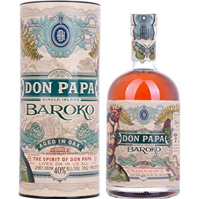 Don Papa BAROKO 40% Vol. 0,7l in Giftbox - Publicité Don Papa BAROKO 40% Vol. 0,7l in Giftbox - Publicité
