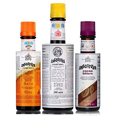 ANGOSTURA TRIPACK BITTERS AROMATIC 200ml, ORANGE 100ml, COCOA 100ml - Publicité ANGOSTURA TRIPACK BITTERS AROMATIC 200ml, ORANGE 100ml, COCOA 100ml - Publicité