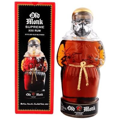 Old Monk Supreme Xxx Rum 42 8% In Giftbox 750 ml - Publicité Old Monk Supreme Xxx Rum 42 8% In Giftbox 750 ml - Publicité