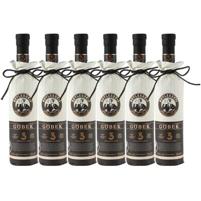 Beylerbeyi Göbek Raki 6 x 20cl Eau de Vie Turque Aromatisée à l'Anis 100% Raisins Frais Sans Sucres Ajoutés Triple Distillation Volume d'Alcool 45% - Publicité Beylerbeyi Göbek Raki 6 x 20cl Eau de Vie Turque Aromatisée à l'Anis 100% Raisins Frais Sans Sucres Ajoutés Triple Distillation Volume d'Alcool 45% - Publicité