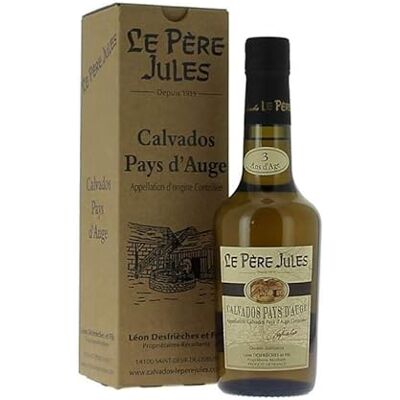 Calvados Le père Jules 3 ans 35cl - Publicité Calvados Le père Jules 3 ans 35cl - Publicité