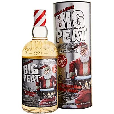 Big Peat Scotch Whisky Ecossais, Douglas Laing, Islay Blended Malt, 70 cl Christmas Edition de Noël 2018 - Publicité Big Peat Scotch Whisky Ecossais, Douglas Laing, Islay Blended Malt, 70 cl Christmas Edition de Noël 2018 - Publicité