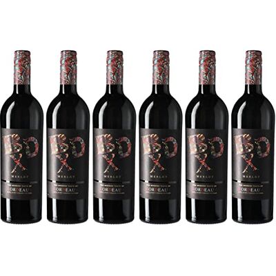 BDX Vin Rouge AOP Bordeaux Merlot (6 x 0,75L) - Publicité BDX Vin Rouge AOP Bordeaux Merlot (6 x 0,75L) - Publicité