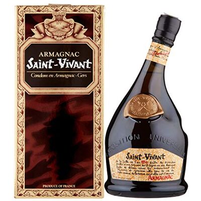 Saint Vivant St Vivant Armagnac 70cl - Publicité Saint Vivant St Vivant Armagnac 70cl - Publicité
