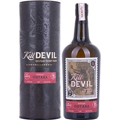 Kill Devil Hunter Laing Guyana 11 Years Old Single Cask Rum 2008 60,9% Vol. 0,7l in Giftbox - Publicité Kill Devil Hunter Laing Guyana 11 Years Old Single Cask Rum 2008 60,9% Vol. 0,7l in Giftbox - Publicité