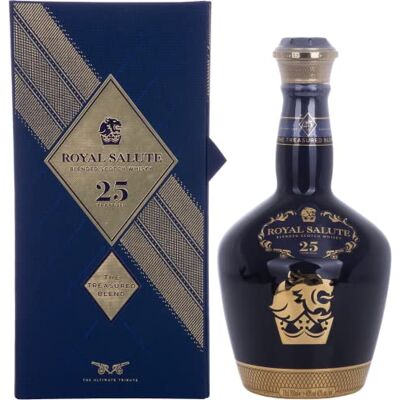Chivas Regal Royal Salute 25 Years Old THE TREASURE BLEND 40% Vol. 0,7l in Giftbox - Publicité Chivas Regal Royal Salute 25 Years Old THE TREASURE BLEND 40% Vol. 0,7l in Giftbox - Publicité