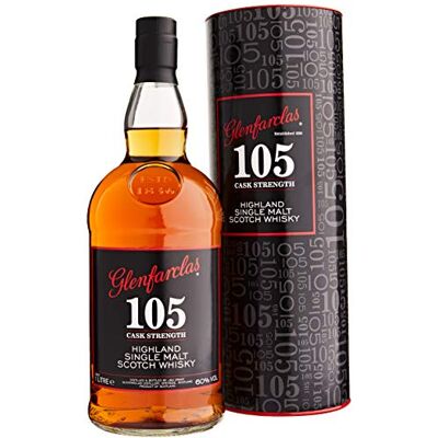 Glenfarclas 105 Highland Single Malt Scotch Whisky 1 L - Publicité Glenfarclas 105 Highland Single Malt Scotch Whisky 1 L - Publicité