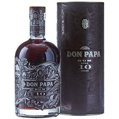 Don Papa Rhum 10 ans Edition limitée 70cl - Publicité Don Papa Rhum 10 ans Edition limitée 70cl - Publicité