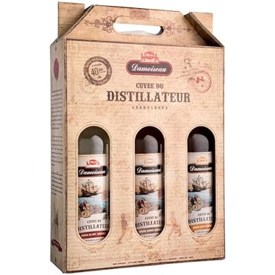 Damoiseau Coffret Cuvée du distillateur - Publicité Damoiseau Coffret Cuvée du distillateur - Publicité