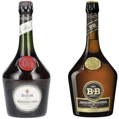 Normandie Duo de bénédictine 1 bouteile de classic 75cl + 1 prémix de B&B 1L Produits- - Publicité Normandie Duo de bénédictine 1 bouteile de classic 75cl + 1 prémix de B&B 1L Produits- - Publicité